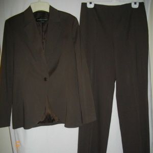 Adrienne Vittadini Single Breasted Brown Jacket 8